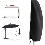 Housse de protection pour parasol d�port� de jardin, tissu oxford 600d imperm�able, rev�tement durable ...