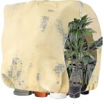 Housse de protection pour plantes d'hiver, paisse et rglable avec cordon de serrage et fermeture clair, ...