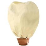 Housse de protection pour plantes voile d'hivernage - blanc - 100x80cm.