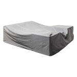 Housse de protection pour salon de jardin m hambo - 250 x 250 x 90 cm - gris