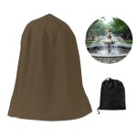 Housse de protection pour statue de fontaine de jardin, tissu oxford enduit d'argent, imperméable et ... Housse de protection pour statue de fontaine de jardin, tissu oxford enduit d'argent, imperméable et ...