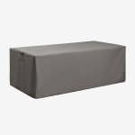 Housse de protection pour table de jardin rectangulaire otley gris anthracite 210 x 110 cm