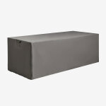 Housse de protection pour table de jardin rectangulaire otley gris anthracite 260 x 110 cm