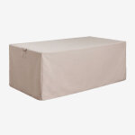 Housse de protection pour table de jardin rectangulaire otley tapioca beige 190 x 105 cm