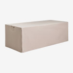 Housse de protection pour table de jardin rectangulaire otley tapioca beige 260 x 110 cm