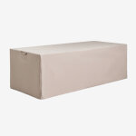 Housse de protection pour table de jardin rectangulaire otley tapioca beige 310 x 110 cm