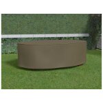 Housse de protection pour table ovale covertop - taupe - 230 x 130 x 70 cm Housse de protection pour table ovale covertop - taupe - 230 x 130 x 70 cm