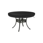 Housse de protection table ronde de jardin balcon 106 x 10 cm b�che imperm�able tissu oxford 420d anti ...