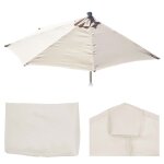 Housse de rechange pour parasol demi - rond parla, housse de rechange pour parasol, 300cm tissu / textile ...