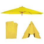 Housse de rechange pour parasol florida, housse de rechange pour parasol, � 3, 5m polyester 8 baleines ...