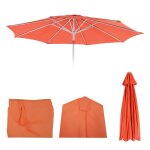 Housse de rechange pour parasol n19, housse de parasol de rechange, � 3m tissu / textile 5kg terracotta ...