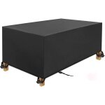 Housse salon de jardin, 180x100x75cm housse de table jardin rectangulaire, couverture de protection meubles ... Housse salon de jardin, 180x100x75cm housse de table jardin rectangulaire, couverture de protection meubles ...