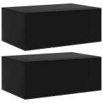 Housses de salon de jardin 2 pcs 7 oeillets 225x143x90 cm