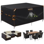 Housse pour salons de jardin 420d tissu oxford imperm�able, b�che de meubles de jardin, housse de protection ...