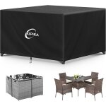 Housses salon de jardin exterieur impermable, carr housses table de jardin coupe - vent, 420d tissu ...