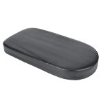 Housse de sige de selle arrire de vlo en pu noir, coussin large et souple, accessoire de vlo, demi ...