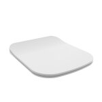 Housse de siege de wc en thermodur blanc brillant