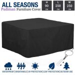 Housse table de jardin, 210d housse de protection b�che imperm�able pour mobilier salon de jardin 250 ...