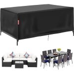 Housse table de jardin - bache de protection exterieur, 420d oxford tissu housses pour mobilier de jardin ...
