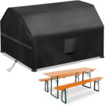 Housse pour table de pique nique imperm�able 180x140x75cm, tissu oxford 420d, coupe - vent anti - uv