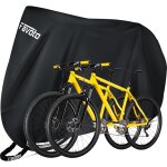 Housse de vlo pour 2 vlos d'extrieur - impermable - oxford - 73 cm - coupe - vent, uv, soleil, neige ...
