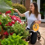 Hozelock enrouleur de tuyau avec tuyau de 10 m click & go