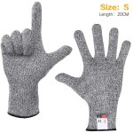 Hppe niveau 5 gants de scurit anti - coupure haute rsistance industrie cuisine jardinage anti - rayures ...