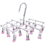 Hthed - acier inoxydable etendoir, schoirs pliables cintre, suspension schage rack, coupe - vent, 18 ...
