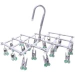 Hthed - acier inoxydable etendoir, schoirs pliables cintre, suspension schage rack, coupe - vent, 18 ...