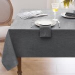 Hthed - nappe rectangulaire anti tache 140x100 cm nappe extérieurs impermeable jardin nappe en lin moderne ... Hthed - nappe rectangulaire anti tache 140x100 cm nappe extérieurs impermeable jardin nappe en lin moderne ...