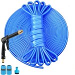 Hthed - tuyau d'arrosage renforcé avec raccords de buse de pulvérisation, tuyau d'arrosage de 10 m, résistant ... Hthed - tuyau d'arrosage renforcé avec raccords de buse de pulvérisation, tuyau d'arrosage de 10 m, résistant ...