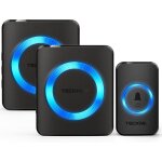 Huej - sonnette sans fil, ip65 exterieur etanche carillon 400 mètres two récepteur sonnette electronique, ... Huej - sonnette sans fil, ip65 exterieur etanche carillon 400 mètres two récepteur sonnette electronique, ...