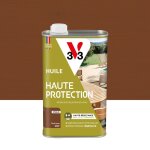 Huile pour bois ext�rieur v33 haute protection teck brun mat 1 l