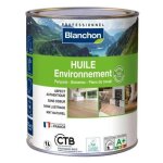 Huile environnement ecolabel - teinte bois brut - 1 l blanchon