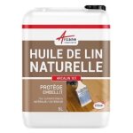 Huile de lin naturelle bois extérieur intérieur 5 l Huile de lin naturelle bois extérieur intérieur 5 l