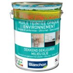 Huile opaque - mat - pour parquet - 5 l - noir - environnement blanchon