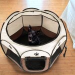 Huseryt parc pour chien parc pour chiot enclos pour chiens chats lapins pliable utilisation  l'intrieur ...