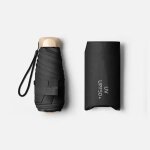 Hutp - mini parasol de poche pliable en vinyle, protection contre les ultraviolets uv, pare - soleil ...