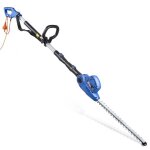 Hyundai taille - haie et �lagueuse �lectrique filaire sur perche ¿ 550w, lame 450mm, port�e 2, 52m, ...