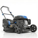 Hyundai tondeuse � gazon thermique autotract�e 43 cm 139 cm3 3, 7 cv - 4 - en - 1 mulching, carter acier ...