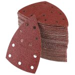 Iawan - lot de 100 papier abrasif pour ponceuse, 105 mm x 152 mm, grain p40 / 60 / 80 / 120 / 180 / 240 ...