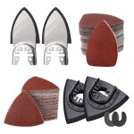 Iawan - 206 pices plateau de poncage triangulaire kit, 2 doigts de ponage, 2 plateau de ponage, 100 ...