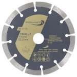 Iawan - disque diamant universel 150 mm x 22, 2 mm - coupe bton, pierre, brique - segment 10 mm