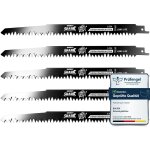 Iawan - ® lame de scie sabre pour bois shark [5 pices] - 240 mm - 5 tpi - coupes rapides et nettes ...