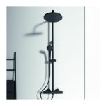 Ideal standard - ceratherm syst�me de douche t25 a7546xg silk noir, avec thermostat apparent