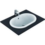 Ideal standard - connect - lavabo encastr� 620x175x410 mm, avec d�versoir, blanc e504901