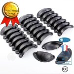 Inn� lot de 24 poign�es 82mm meuble en m�tal tiroir armoire noir � visser boutons de meuble coquilles ...
