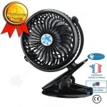 Inn mini ventilateur usb portable rechargeable 3 modes rotation de 720 pour bbe - enfant en t chaude ...