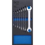 Insert de servante 1 / 3, jeu de cles a fourches doubles 6  22 mm