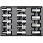 Insert - yato - yt - 5539 - 14 accessoires - capuchons longs - plastique